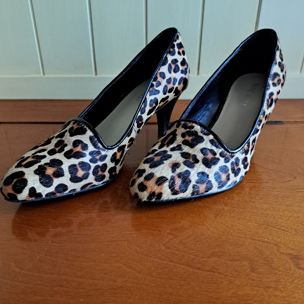 Nine West Size 5 Leapord Print Heels